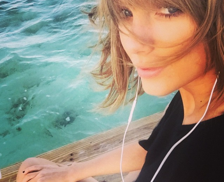 Taylor Swift on holiday