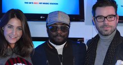 Will.i.am with Dave Berry and Lisa Snowdon