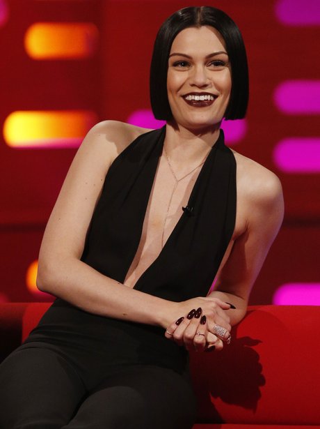Jessie j filming the Graham Norton show