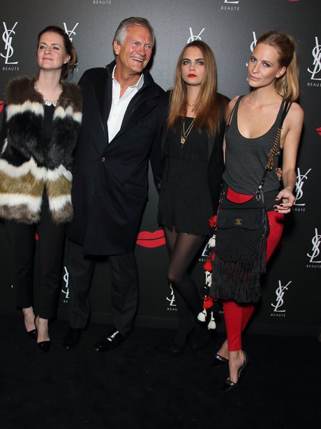 Cara Delevingne and Family