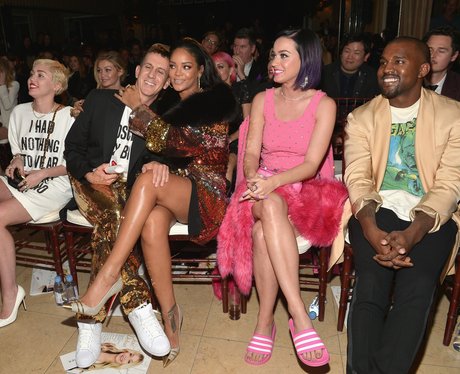 Miley Cyrus, Jeremy Scott, Rihanna, Katy Perry and