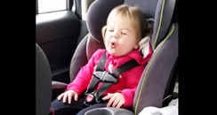 Two year old girl shake it off lip sync