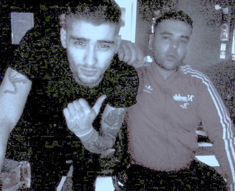 Zayn Malik and Naughty Boy Studio Twitter