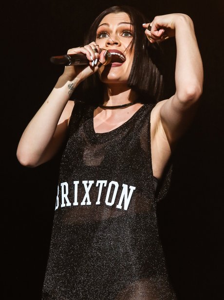 Jessie J perfomning in Brixton