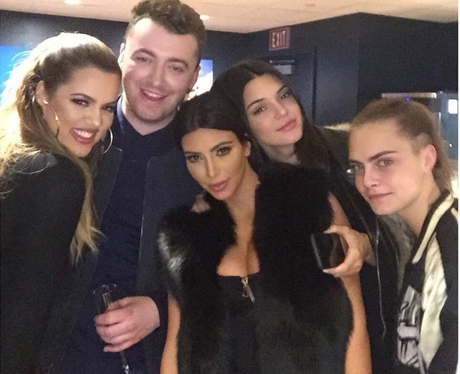 Kardashians, Sam Smith and Cara Delevingne