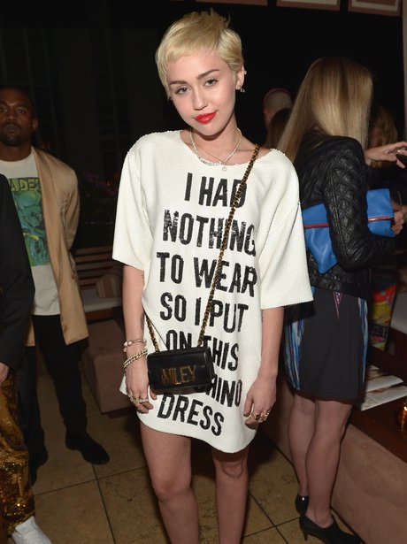 Miley Cyrus Moschino Dress