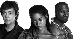 Rihanna, Kanye West And Paul McCartney