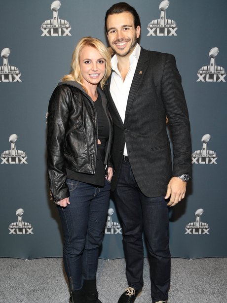Britney Spears and Charlie Ebersol Super Bowl 2015