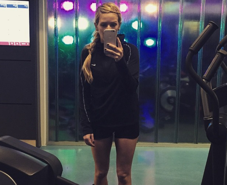 Ellie Goudling in the gym