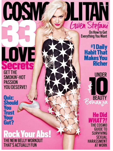 Gwen Stefani Cosmopolitan Magazine 2015