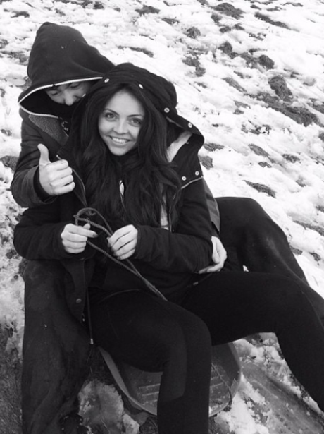 Jesy and jake sledging