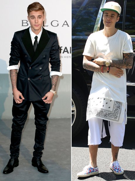 Justin Bieber: Dressed Up Or Down? - Pop Star Fashion: Dressed Up Or ...