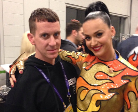 Katy Perry Backstage Super Bowl 2015