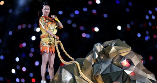 Katy Perry at the Super Bowl
