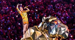 Katy Pery live at the superbowl