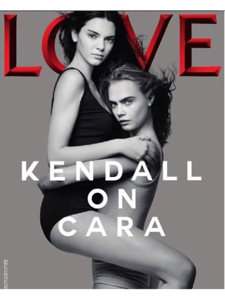 Kendall Jenner and Cara Delevingne Love Magazine