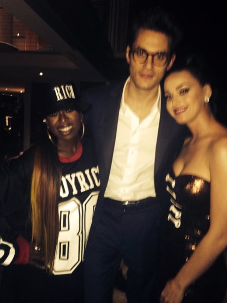 Missy Elliott and Katy Perry with John Mayer