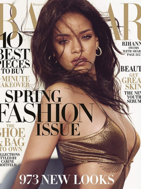 Rihanna Harpers Bazaar cover Feb 2015
