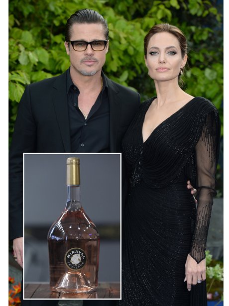 Brad Pitt and Angelina Jolie Mirval Wine