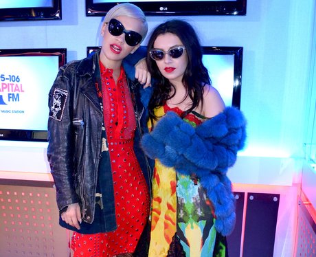 Charlie XCX and Rita Ora on Capital FM