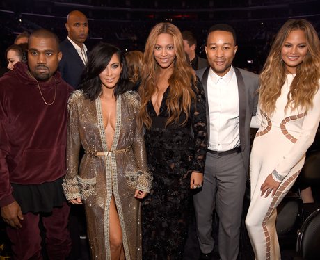 Kanye West, Kim Kardashian West, Beyonce, John Leg