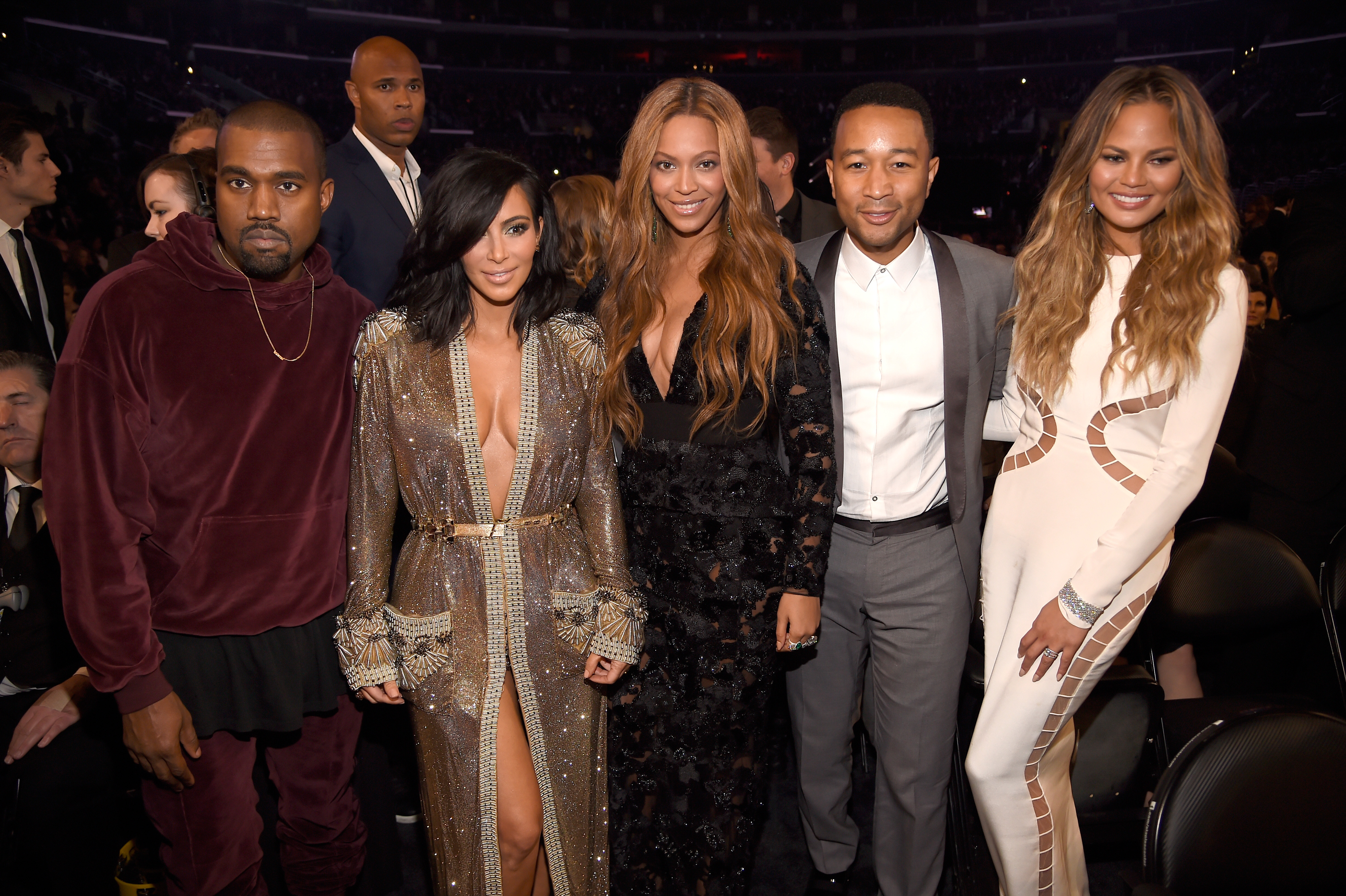 Kanye West, Kim Kardashian West, Beyonce, John Leg