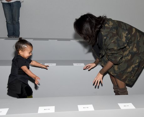 Kim Kardashian and North West