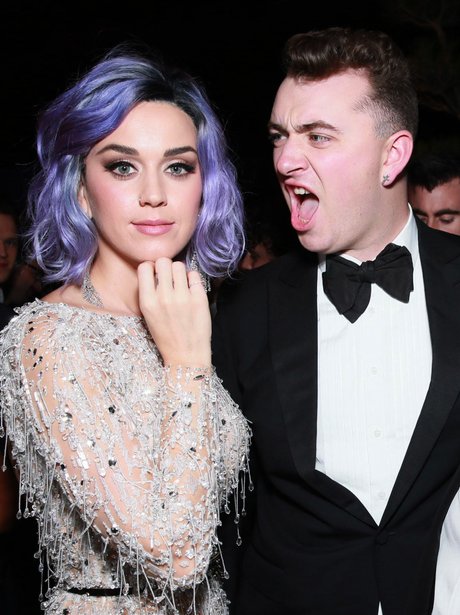 Katy Perry and Sam Smith Grammy After Party 2015