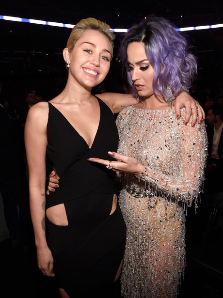 Miley Cyrus and Katy Perry 
