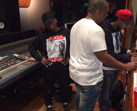 Missy Elliott and Timbaland In Studio