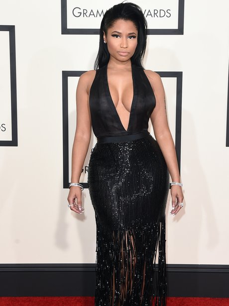 Nicki Minaj arrives at the Grammy Awards 2015