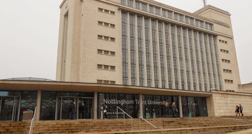Entrance to Nottingham Trent University 