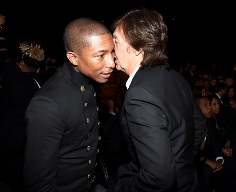 Pharrell Williams and Paul McCartney 