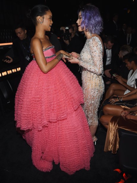 Rihanna and Katy Perry Grammy Awards 2015