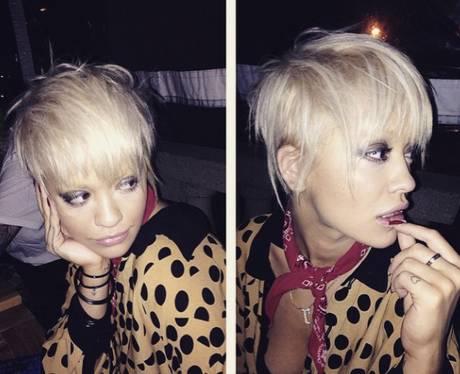 Rita Ora New Hair Instagram