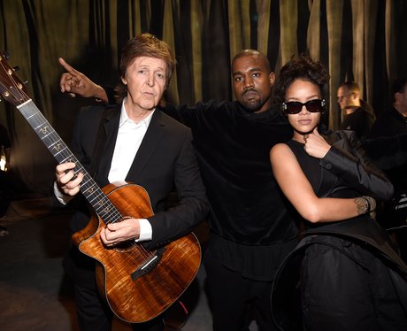 Sir Paul McCartney, Kanye West and Rihanna 