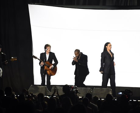 Sir Paul McCartney, Kanye West and Rihanna 