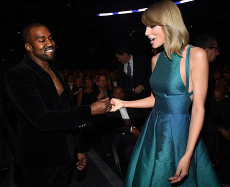 Taylor Swift and Kanye West Grammy Awards 2015d