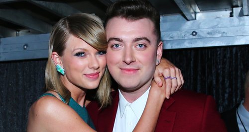 Taylor Swift and Sam Smith Grammy Awards 2015