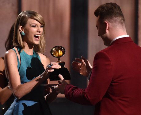 Taylor Swift and Sam Smith 