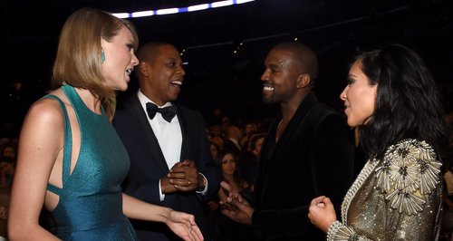 Taylor Swift, Jay Z, Kanye West and Kim Kardashian