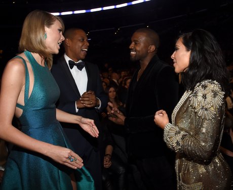 Taylor Swift, Jay Z, Kanye West and Kim Kardashian