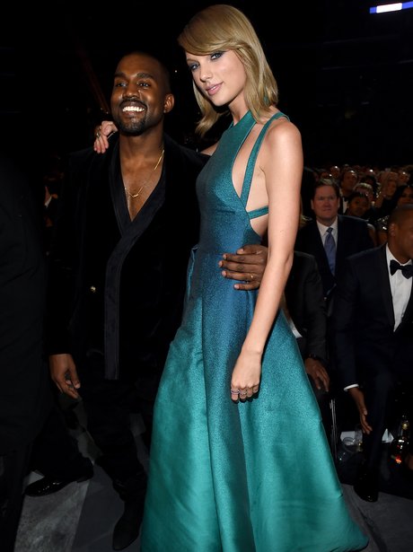 Taylor Swift Kanye West Grammys 2015