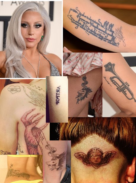 Lady Gaga Addicted To Ink 12 Celebrities Obsessed With Tattoos Capital 