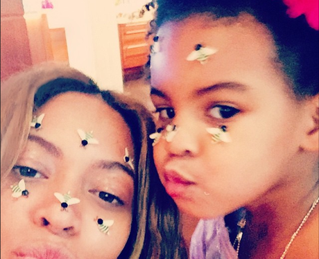 Beyonce and Blue Ivy Bea Selfie
