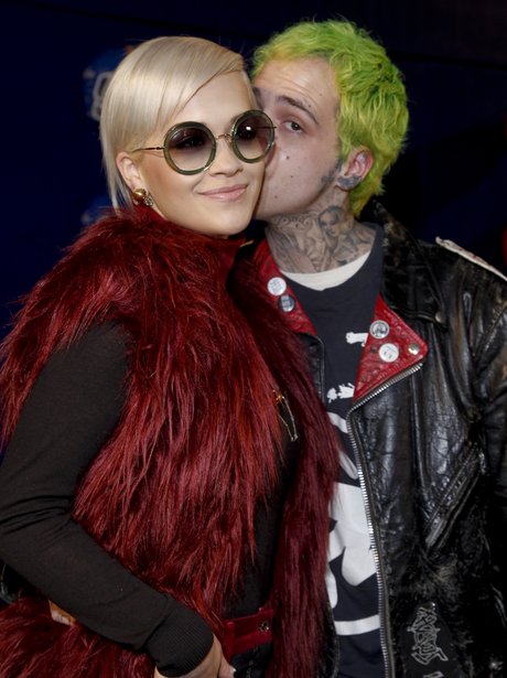 Rita Ora and Rick Hilfiger At Fashion Week