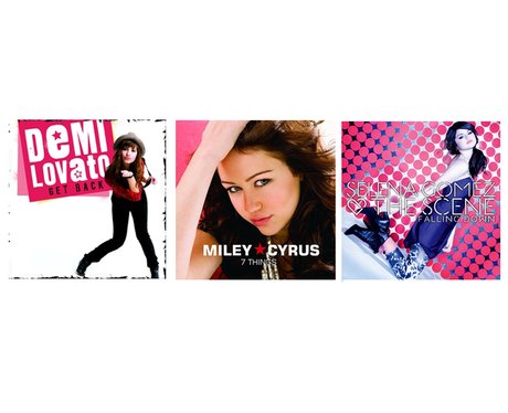 Demi Lovato, Miley Cyrus and Selena Gomez: Single 