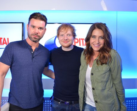 Ed Sheeran With Dave And Lisa BRIT Awards 2015