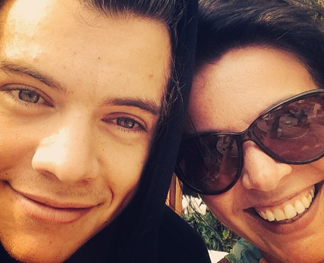Harry Styles and his mum Anne
