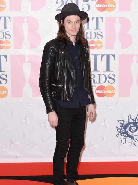 James Bay arrives at the Brit Awards 2015 
